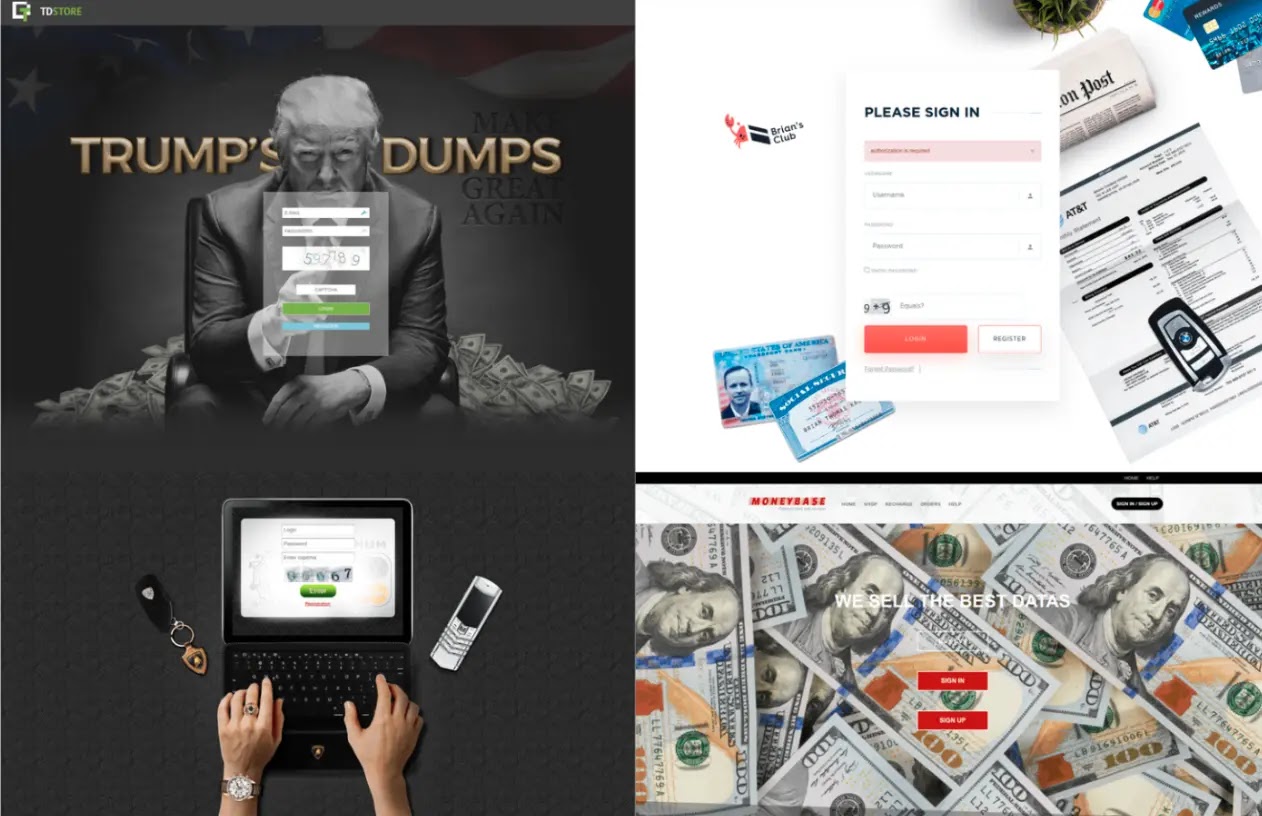 Σελίδες σύνδεσης για αγορές λαναρίσματος (Πηγή - Team Cymru)